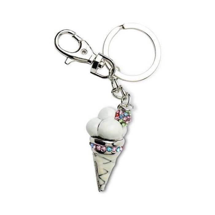 PORTACHIAVE CONO GELATO WHITE